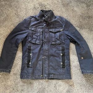 Men's G – STAR, raw denim jacket, dark, navy, small